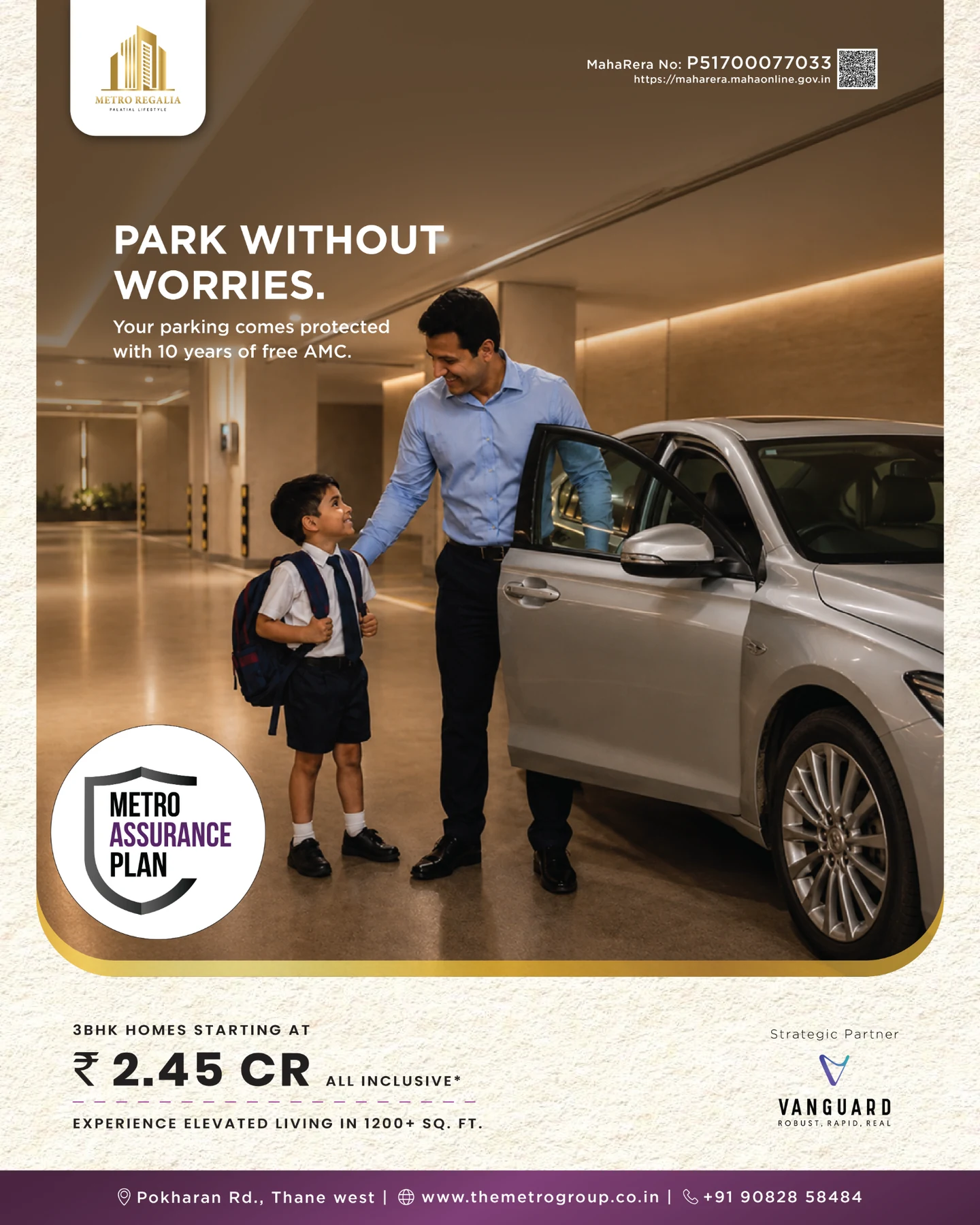 10 years free parking AMC campaign creative